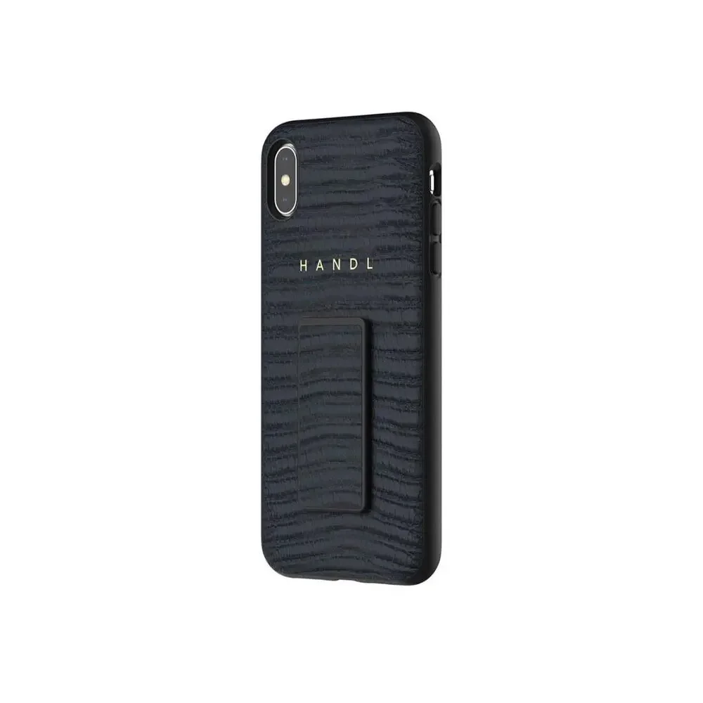 Protective CASE‎ for iPhone Xs MAX - Handle Grip, NAVY CROC